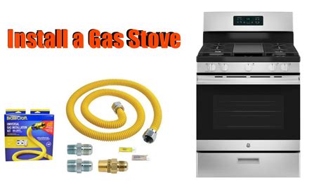 can you lay a gas stove down
